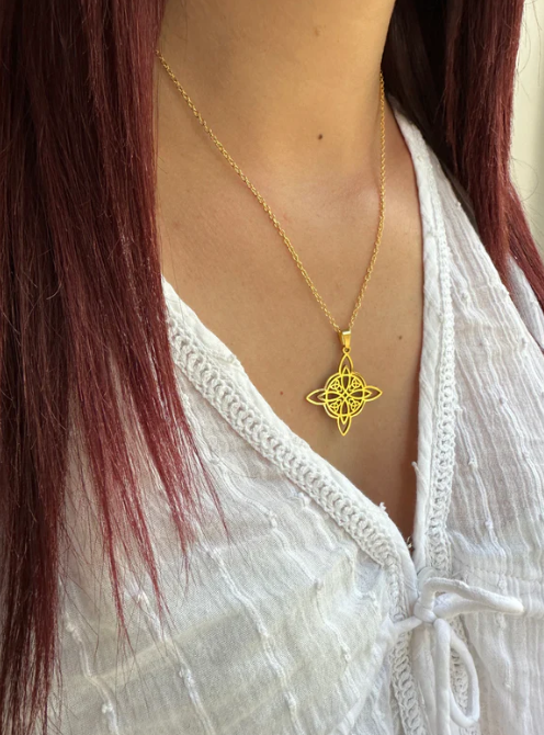 Nœud de sorcière doré - REF: C11